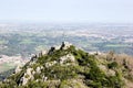 Castle of the Moors in Sintra, Portugal in a sunny winter day in February 2020