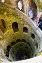 Top down view of Initiation well in Quinta da Regaleira