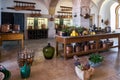 The interior of the kitchen in the Pena Palace, Sintra, Portugal Royalty Free Stock Photo