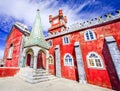 Sintra, Pena Palace, Portugal - Atlantic Ocean Royalty Free Stock Photo