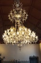 Huge chandelier in Palace in Sintra Portugal