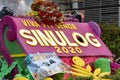 A Sinulog Sign At Annual Carnaval