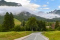 Sinuous Road in Mountains