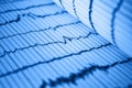 Sinus Heart Rhythm On Electrocardiogram Record Paper Showing Normal P Wave, PR and QT Interval and QRS Complex.