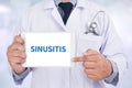 Sinusitis Royalty Free Stock Photo