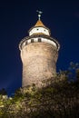 Sinwell Tower of the Kaiserburg Fortress in Nuremberg Royalty Free Stock Photo