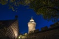 Sinwell Tower of the Kaiserburg Fortress in Nuremberg Royalty Free Stock Photo