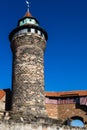 Sinwell Tower located in the Imperial Castle, Nuremberg, Bavaria, Germany