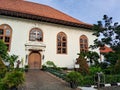 Sion Church, the oldest church in Jakarta, has a typical Romanesque architectural style with European nuances