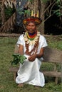 Siona shaman in Ecuador