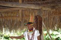 Siona shaman in Ecuador