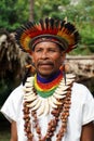 Siona shaman in the Cuyabeno Wildlife Reserve