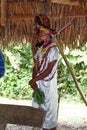 Siona shaman in Ecuador