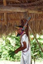 Siona shaman in Ecuador