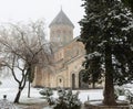 Sioni Cathedral is a temple in Tbilisi, capital of Georgia, from the 6th to 7th centuries. It is considered one of the Royalty Free Stock Photo