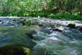 The sioule river in auvergne Royalty Free Stock Photo