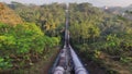 Siphon water bridge using 2 giant pipes from the Dutch colonial heritage