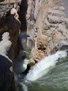 Sipia waterfall in cotahuasi canyon