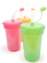 Sippy mugs Royalty Free Stock Photo