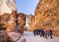 Siq canyon, Petra, Jordan