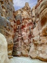 The Siq gorge in Jordan