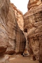 The siq of Petra