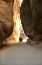 The Siq in Petra, Jordan