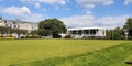 Sir Francis Drake Bowling Club, Plymouth Hoe, Plymouth. Royalty Free Stock Photo