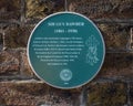 Sir Guy Dawber Plaque in Kings Lynn, Norfolk, UK