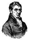 Sir Humphrey Davy, vintage illustration Royalty Free Stock Photo