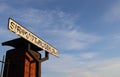 Sir Matt Busby Way Road Sign