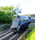 Sir Nigel Gresley steam Train Engine on North Yorkshire Moors Railway