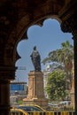 Sir Phirozshah Mehta Statue outside Mumbai Municipal corporation building,From CST Arch Mumba