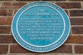 Sir Roger Bannister Plaque in Kilburn Royalty Free Stock Photo