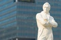 Sir Stamford Raffles statue, Singapore Royalty Free Stock Photo