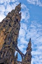 The Sir Walter Scott Monument - Edinburgh - Scotland Royalty Free Stock Photo