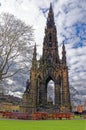 The Sir Walter Scott Monument - Edinburgh - Scotland Royalty Free Stock Photo