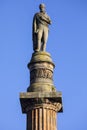 Sir Walter Scott Monument on George Square in Glasgow, Scotland