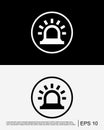 Siren Alert Icon Template