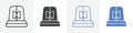 siren icon vector set use for web