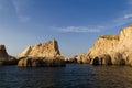 Siren Rocks in Foca, Turkey Royalty Free Stock Photo