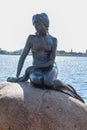 The Sirenetta statue at Copenhagen in Denmark Royalty Free Stock Photo