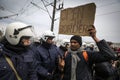 Sirian refugees blocked in Idomeni