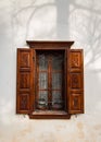 Sirince village house window in Selcuk, Izmir, Turkey Royalty Free Stock Photo