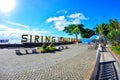 Siring Laut tourist destination in Kotabaru, South Kalimantan - Indonesia.