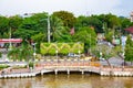 Siring Road Banjarmasin. highway beside the Martapura river.