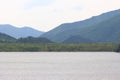 The Siriu Dam is an earthen dam on the Buzau River Royalty Free Stock Photo