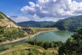 Siriu dam lake in Romania Royalty Free Stock Photo