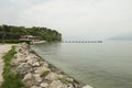 Sirmione and sea beach, Italy