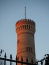 Sirmione, Garda Lake, Italy. The tower of Saint Martino at sunrise Royalty Free Stock Photo